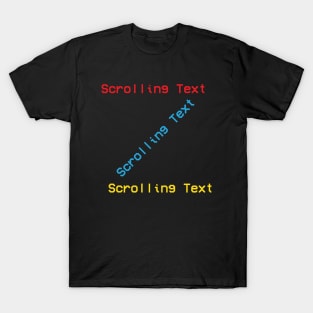 HTML Ugly Scrolling Marquee web developer T-Shirt